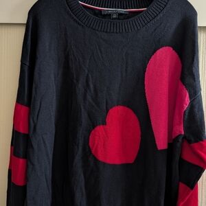 Women's Tommy Hilfiger Heart Sweater Size L